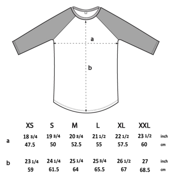 Ride | Explore 3/4 Length Baseball Tee